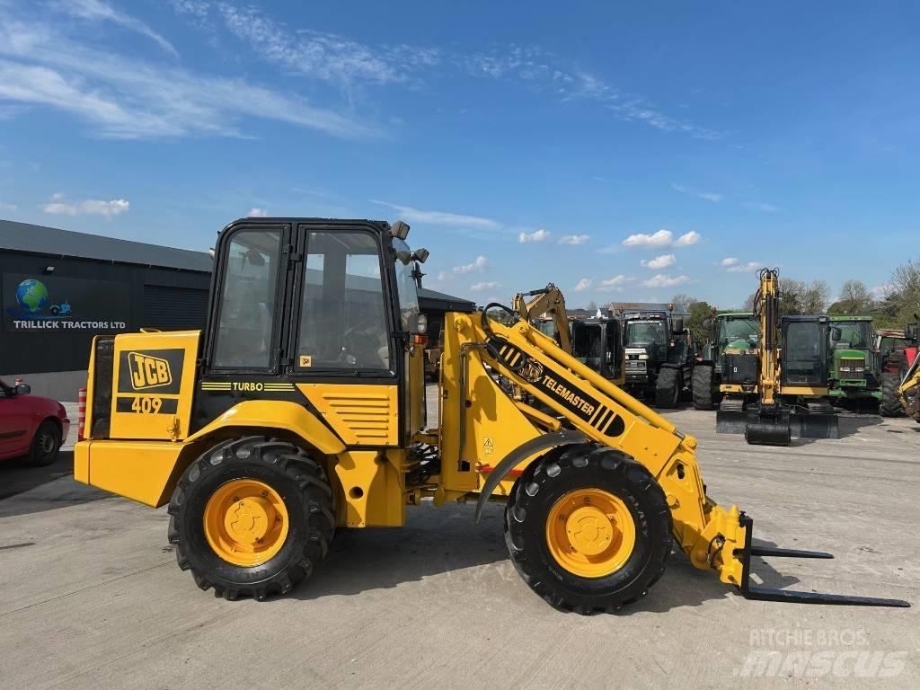 JCB 409 Teleskopické nakladače pre poľnohospodárstvo