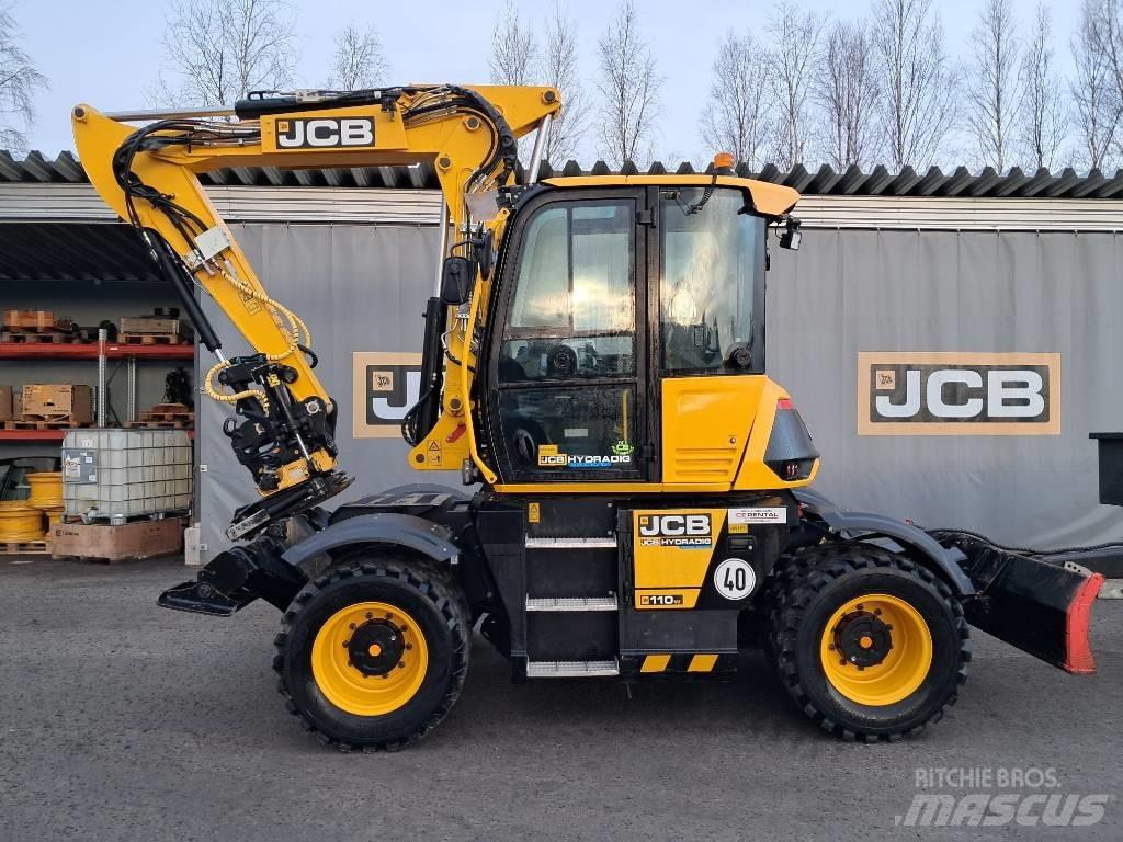 JCB HD110W Kolesové rýpadlá