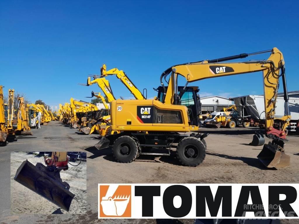 CAT M 314 F Kolesové rýpadlá