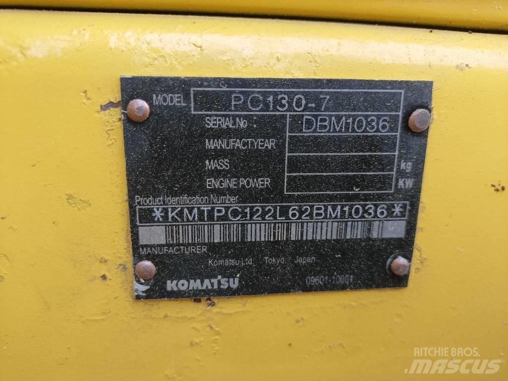 Komatsu PC130 Pásové rýpadlá