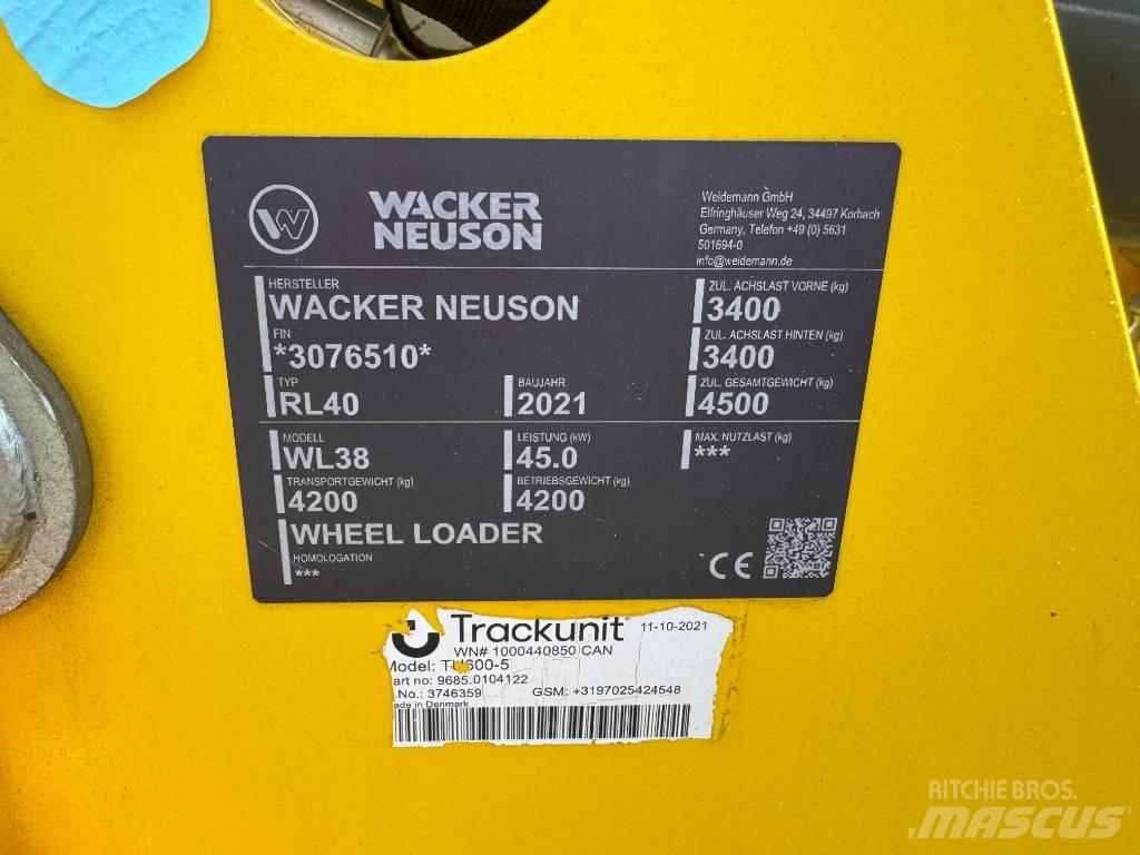 Wacker Neuson WL38 Kolesové nakladače