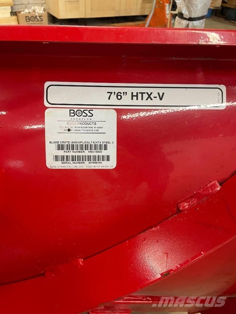 Boss 7'6'' HTX-V Snežné pluhy, predné snežné radlice