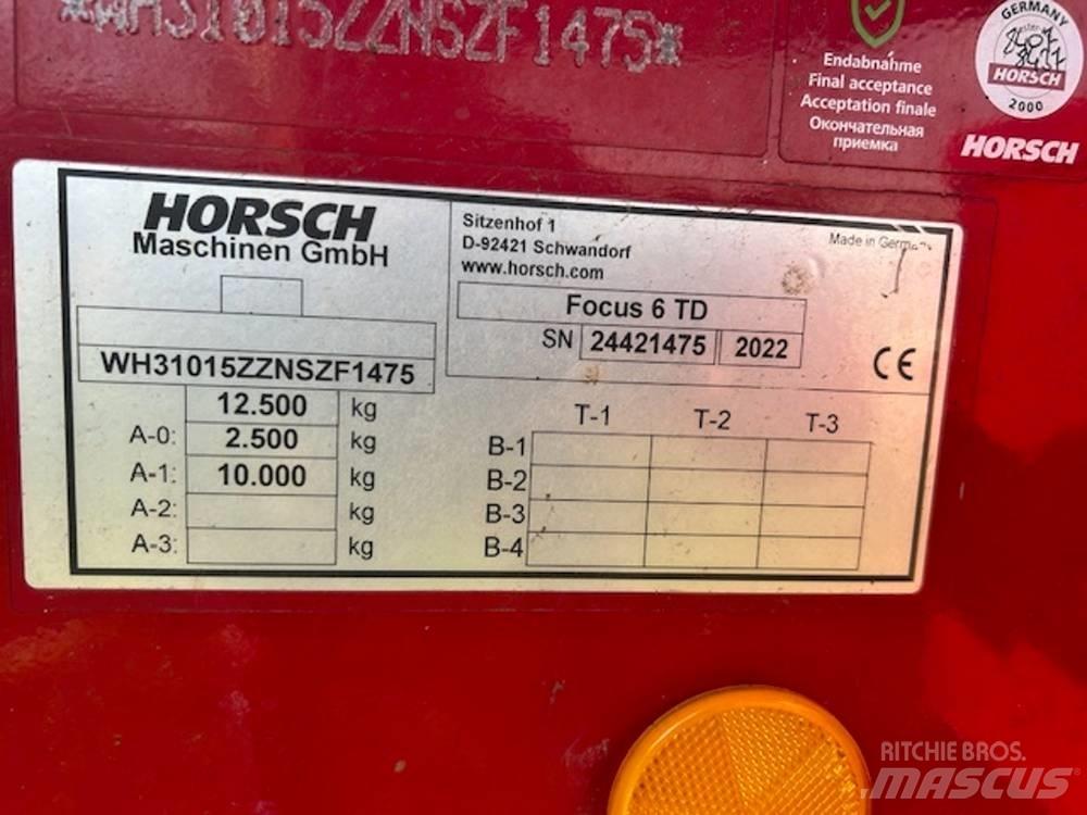 Horsch Focus 6 TD Kombinované sejačky