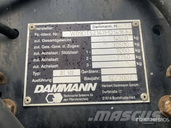 Dammann DT 5000 Samohybné postrekovače