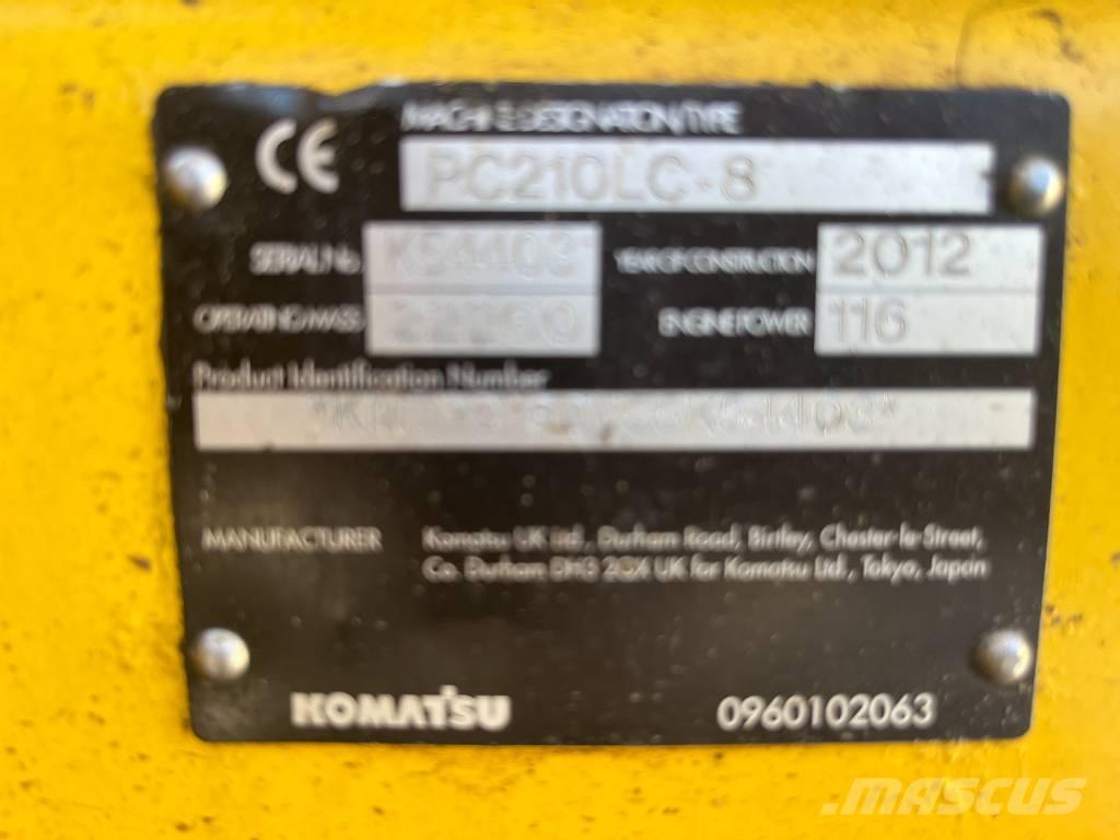 Komatsu PC 210 LC-8 Pásové rýpadlá