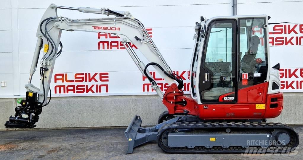Takeuchi TB 260 Mini rýpadlá < 7t
