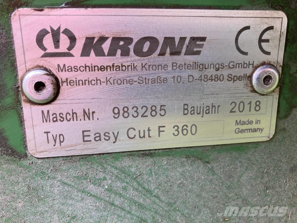 Krone Easy Cut F 360 Žacie stroje