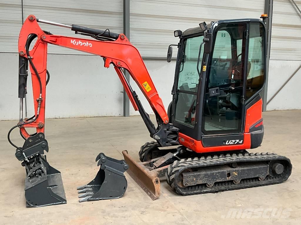 Kubota U 27-4 Mini rýpadlá < 7t