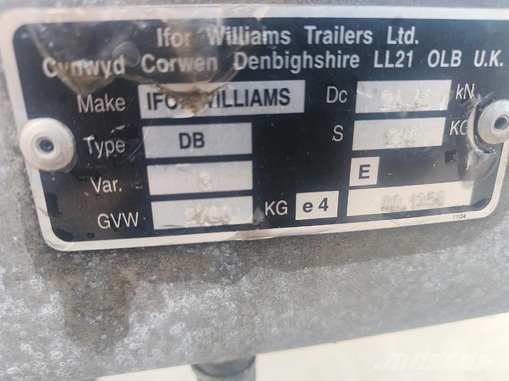 Ifor Williams GX 84 Ďalšie prívesy