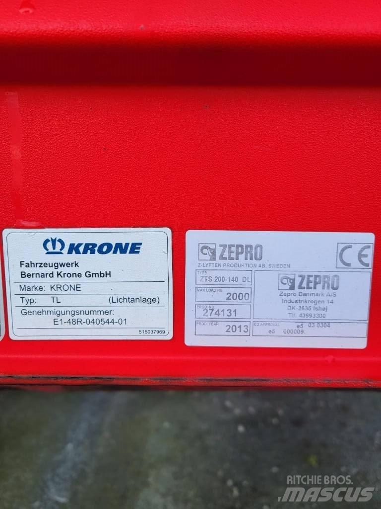 Krone SDP 27 Plachtové návesy