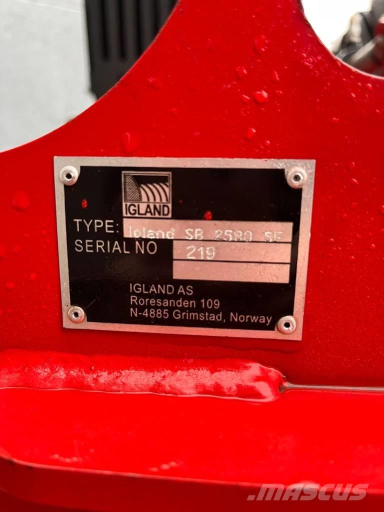 Igland SB 2580 Snehové frézy