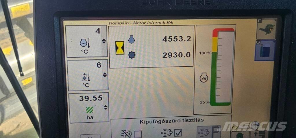 John Deere T 550 Kombinované zberacie stroje