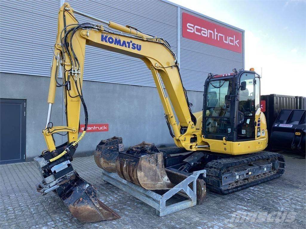 Komatsu PC80MR-5EO Kolesové rýpadlá