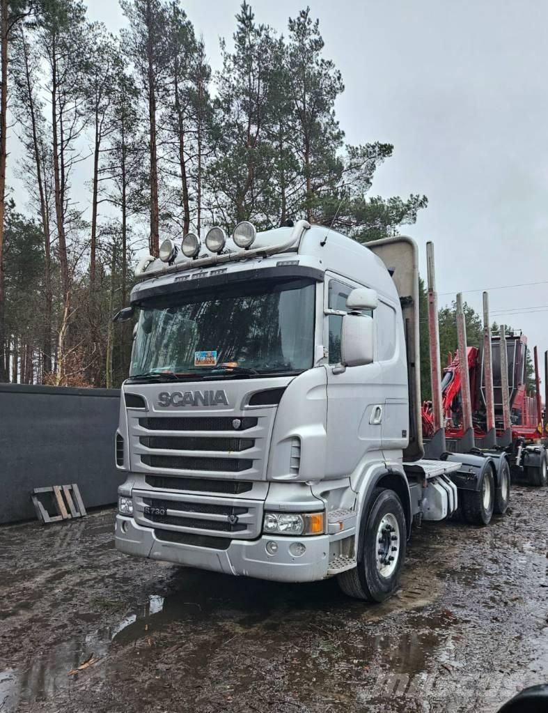 Scania R 730 Nákladné vozidlá na prepravu dreva