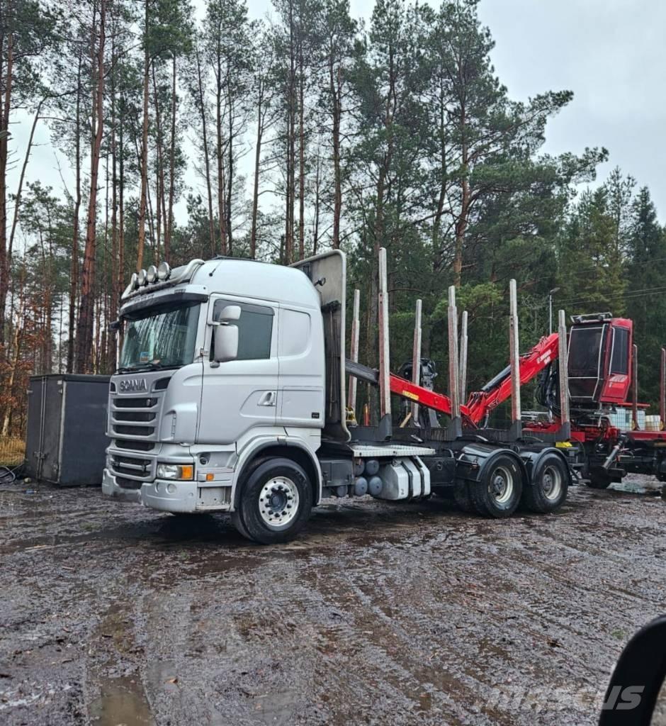 Scania R 730 Nákladné vozidlá na prepravu dreva
