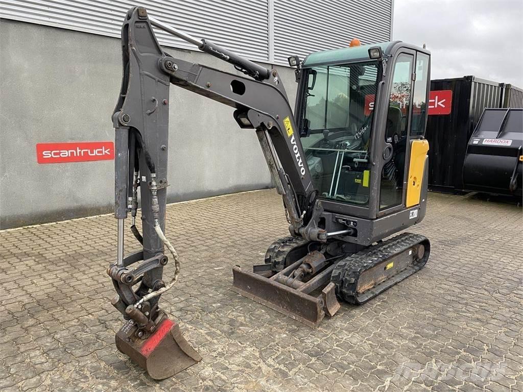Volvo EC20D Kolesové rýpadlá