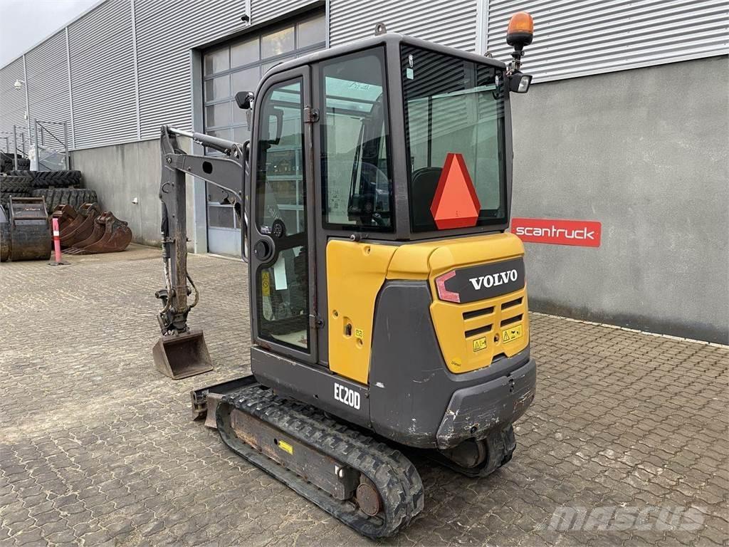 Volvo EC20D Kolesové rýpadlá