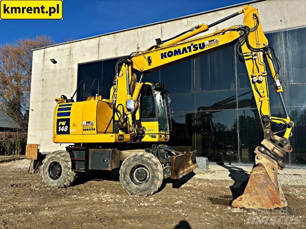 Komatsu PW 148 Kolesové rýpadlá