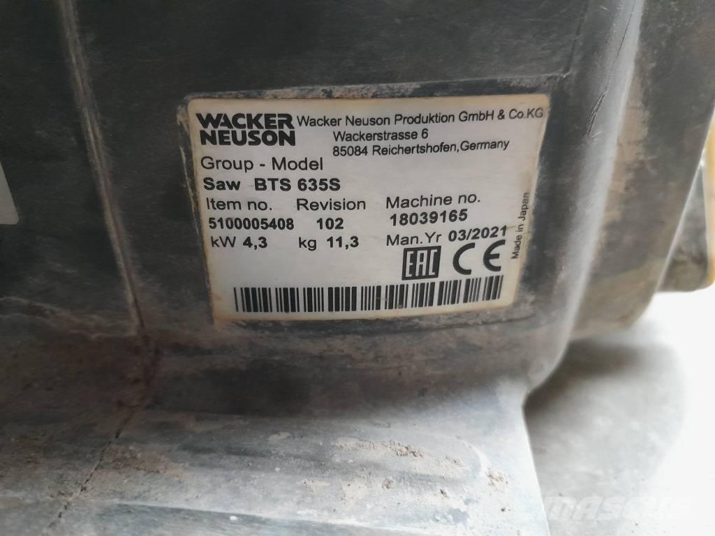 Wacker Neuson BFS635 Píly na betón a kameň