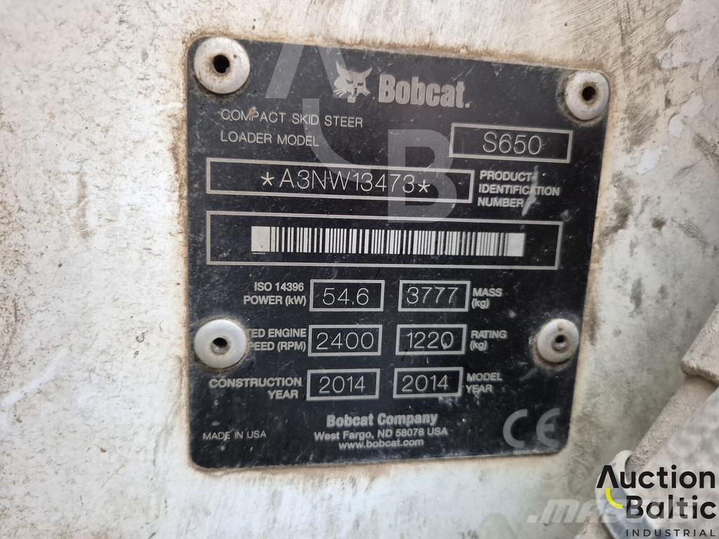 Bobcat S 650 Šmykom riadené nakladače