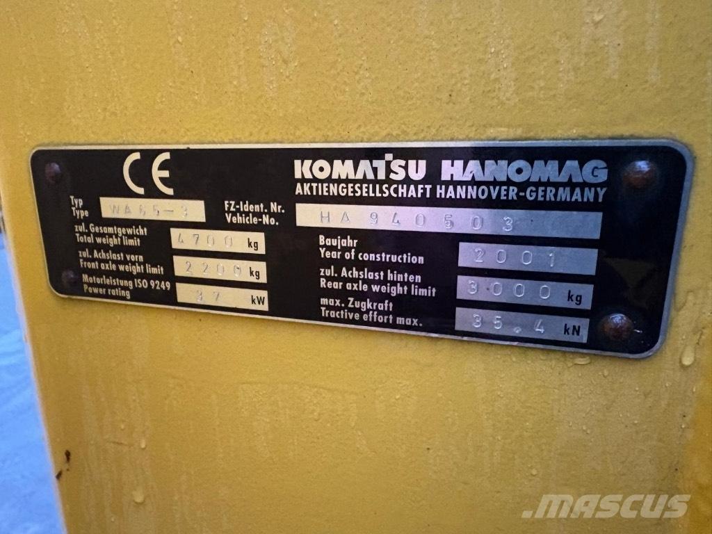 Komatsu WA 65-3 Kolesové nakladače