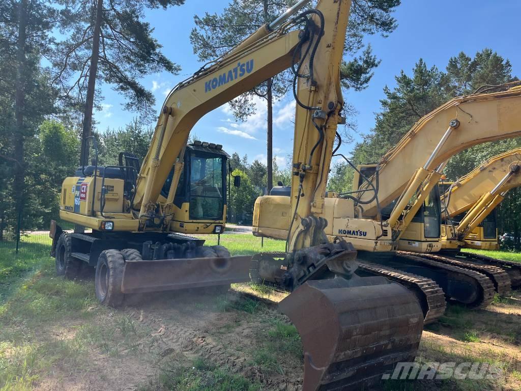 Komatsu PW 160-7 Kolesové rýpadlá