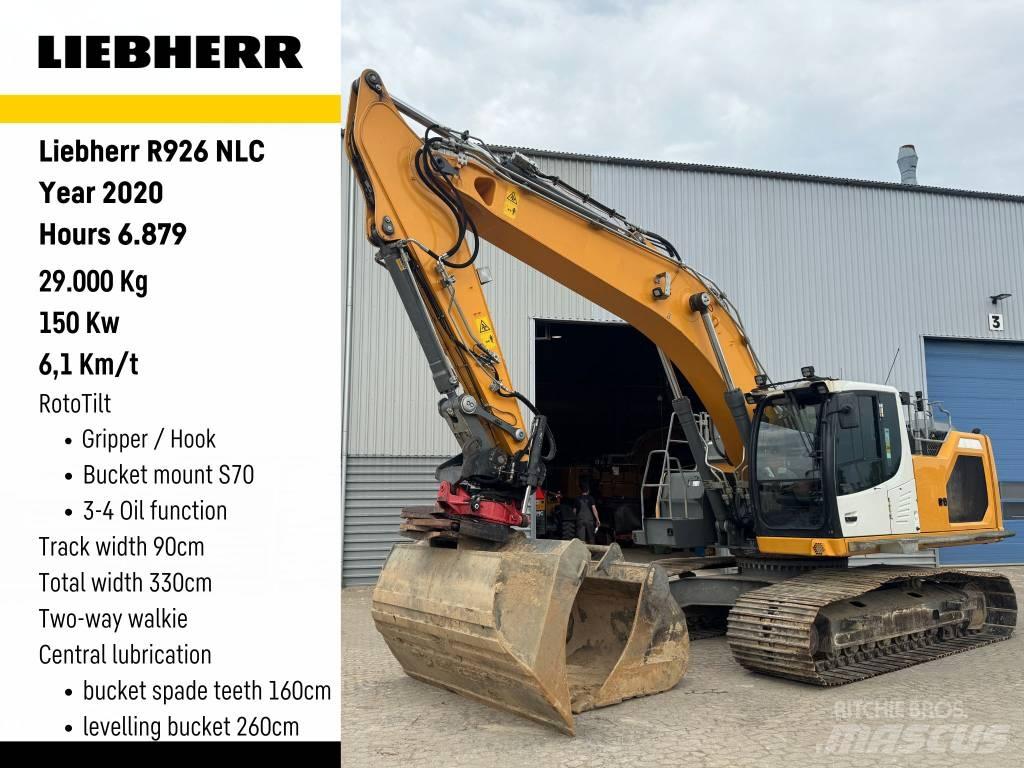 Liebherr R 926 LC Pásové rýpadlá