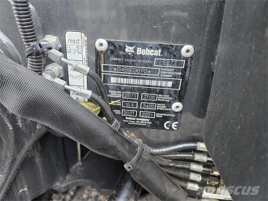 Bobcat E27z Mini rýpadlá < 7t