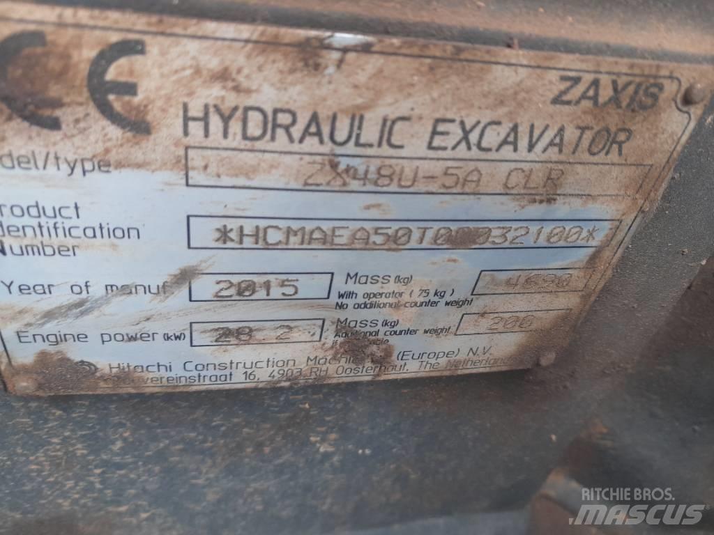Hitachi ZX 40 Mini rýpadlá < 7t
