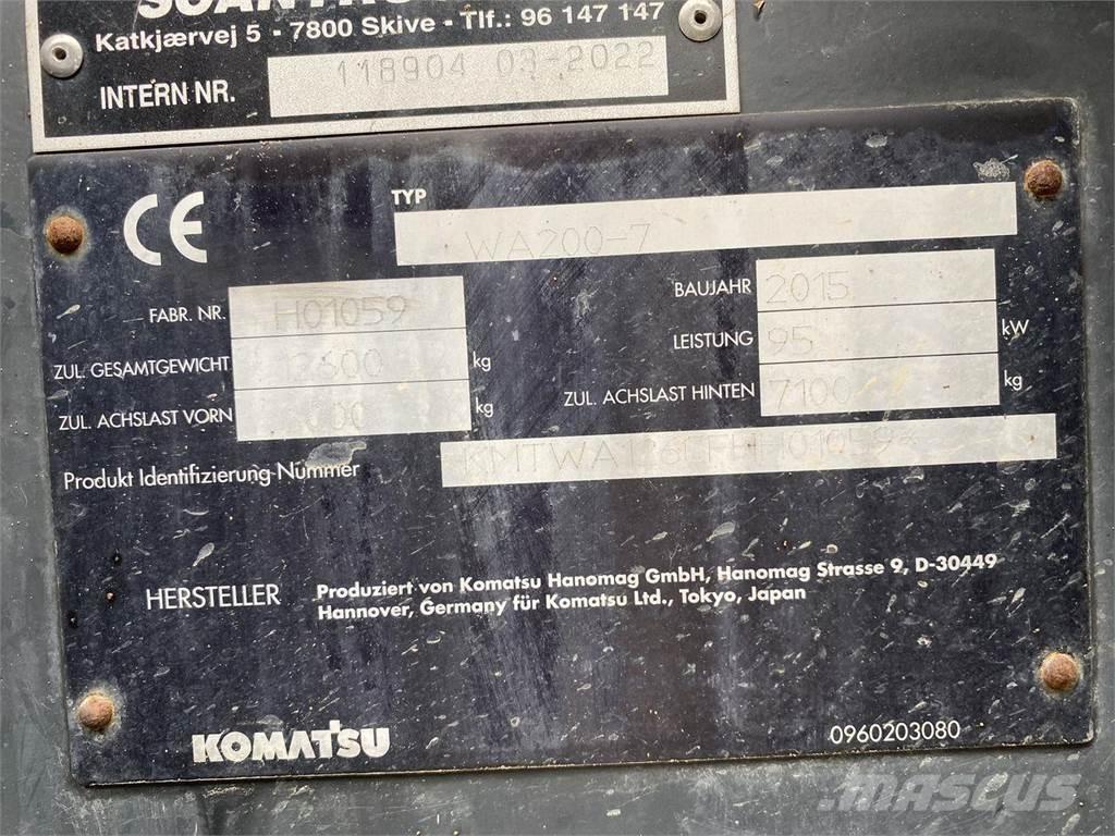 Komatsu WA200-7 Kolesové nakladače