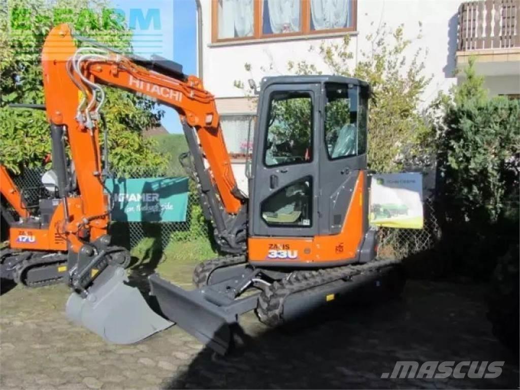 Hitachi zx 33 u-6 Kolesové rýpadlá