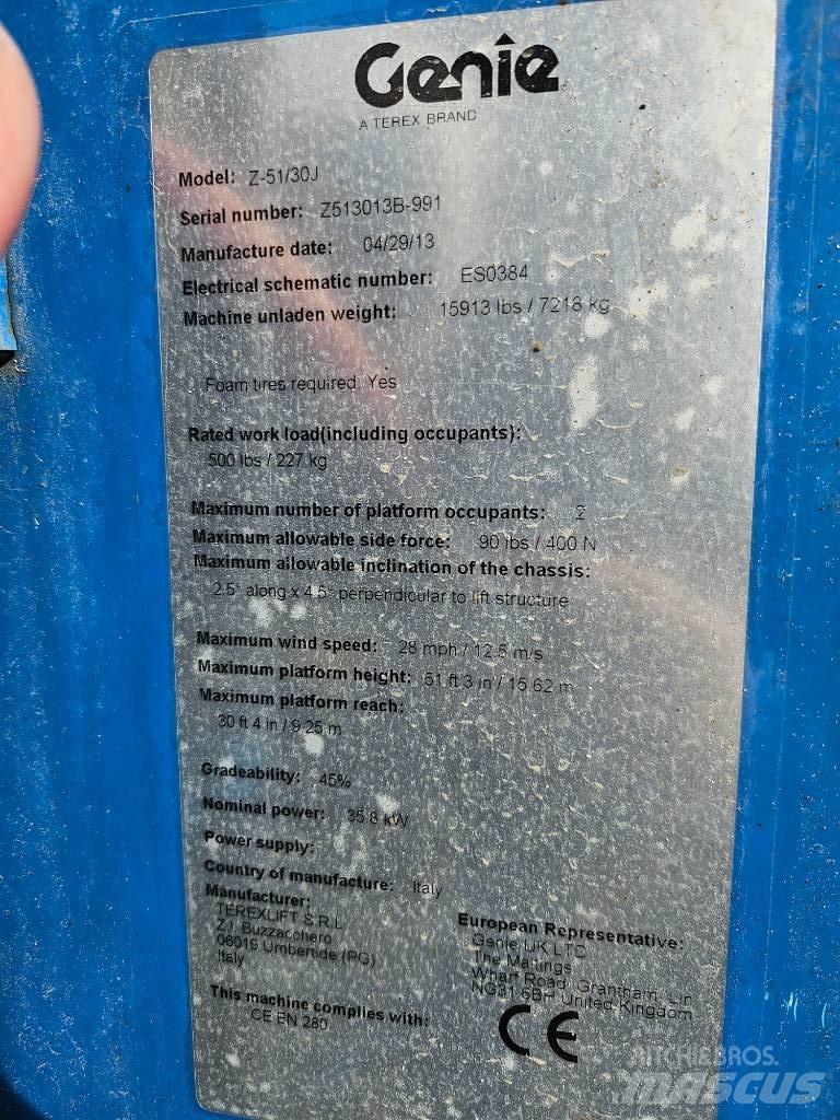Genie Z 51/30 J RT Kĺbové plošiny