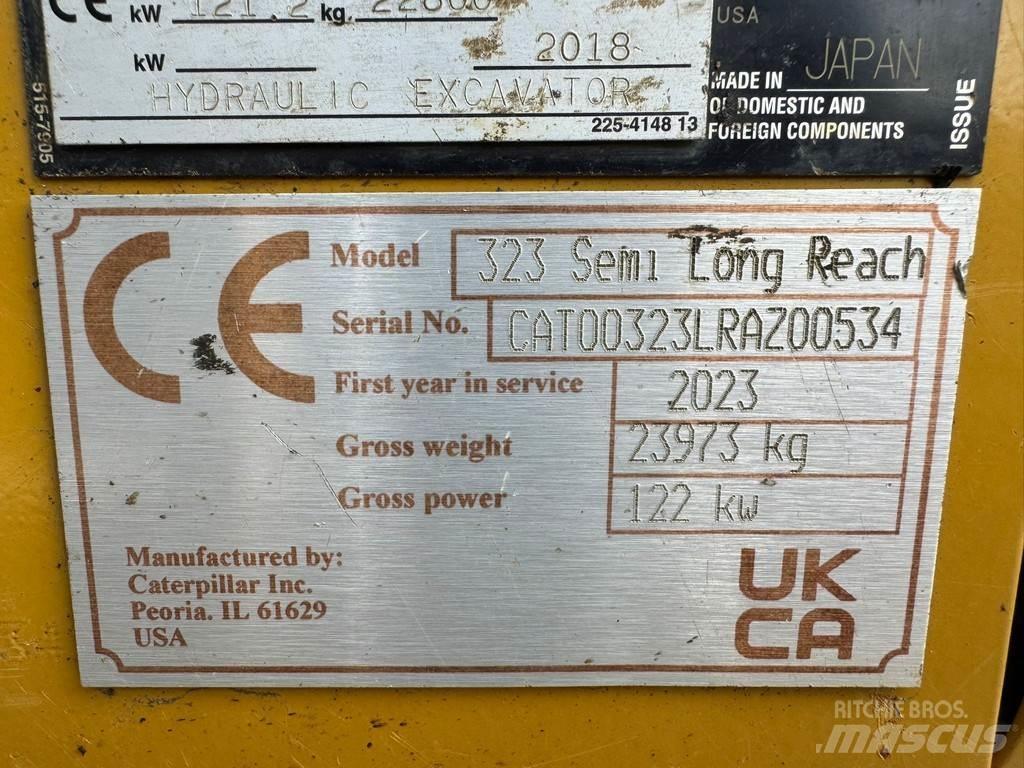 CAT 323 07A Pásové rýpadlá