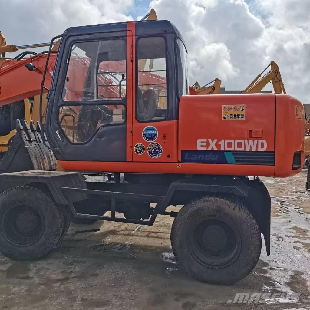 Hitachi EX 100 W D Kolesové rýpadlá