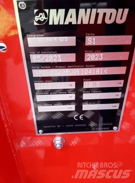 Manitou TMM25 4W Závesné vysokozdvižné vozíky