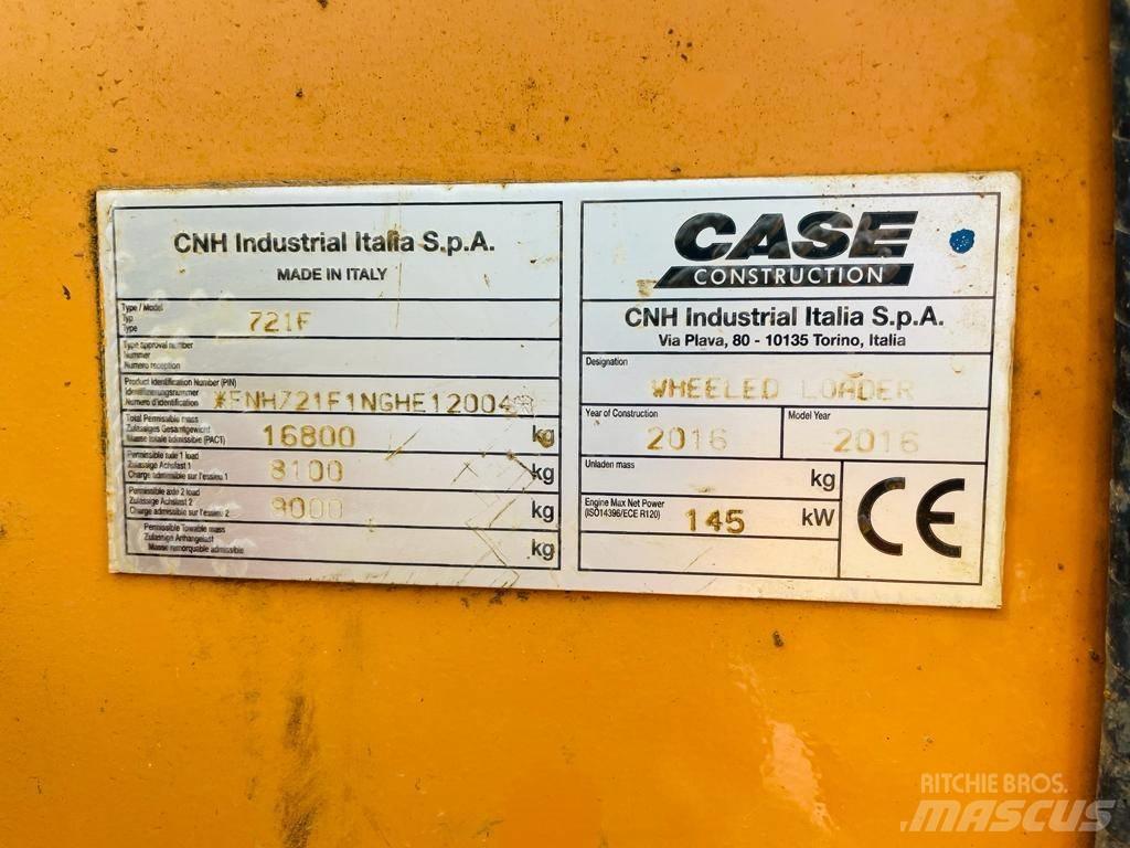CASE 721 F Kolesové nakladače
