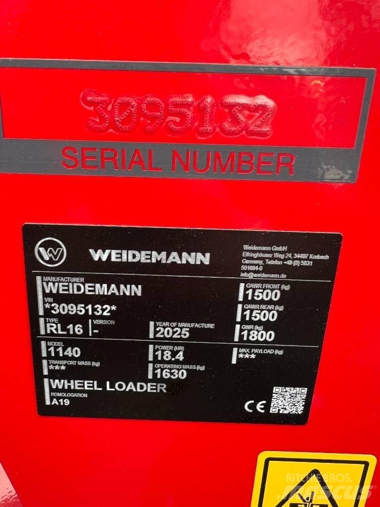 Weidemann 1140 Viacúčelové nakladače