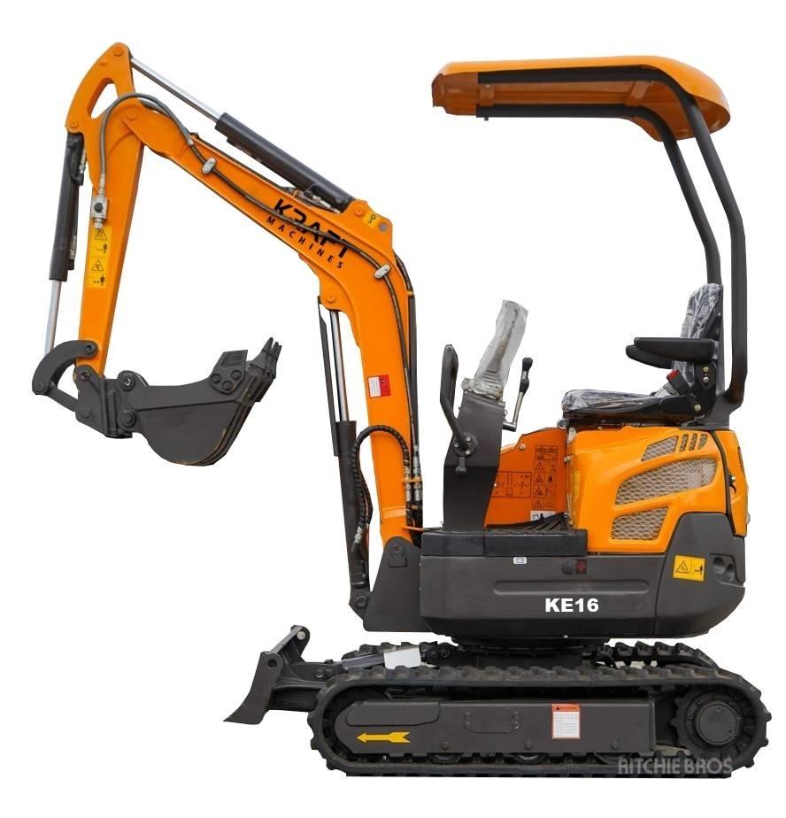 Kraft KE16 Mini rýpadlá < 7t