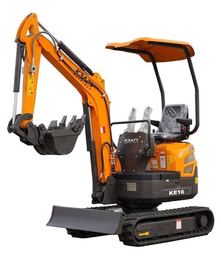 Kraft KE16 Mini rýpadlá < 7t