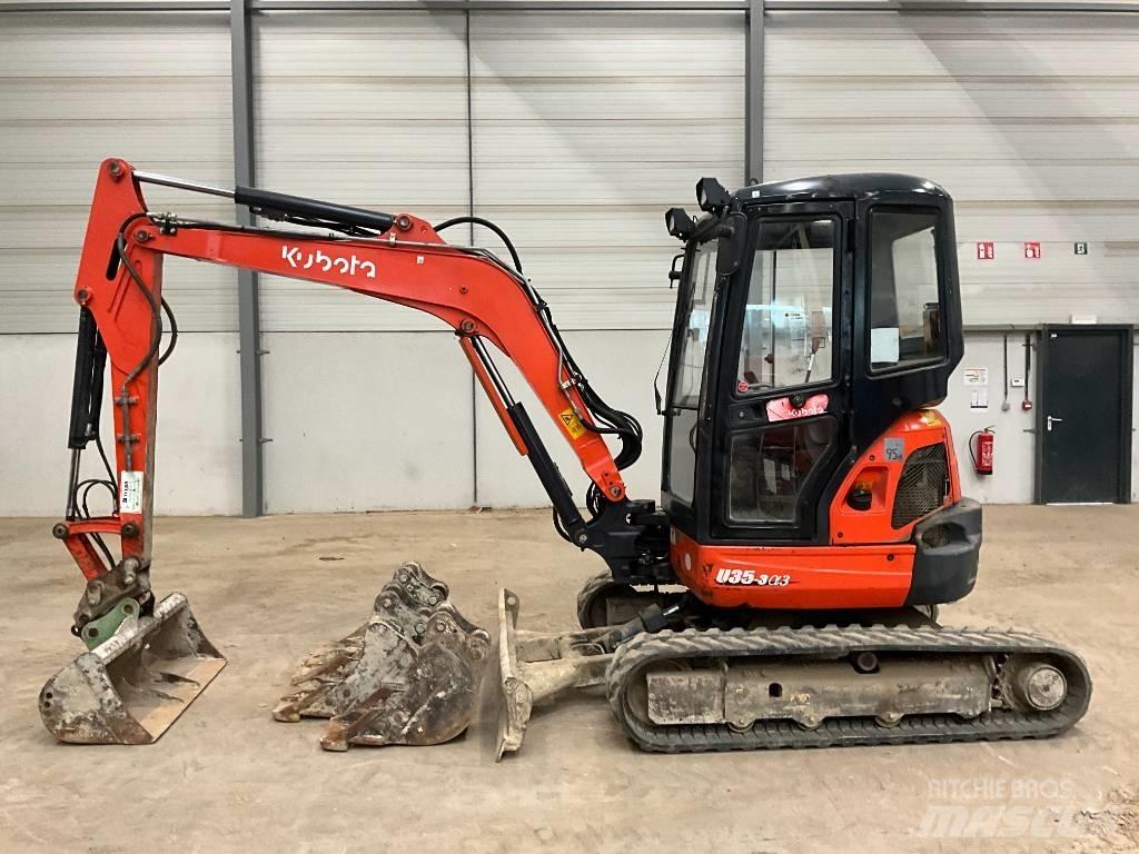 Kubota U 35-3 A 3 Mini rýpadlá < 7t