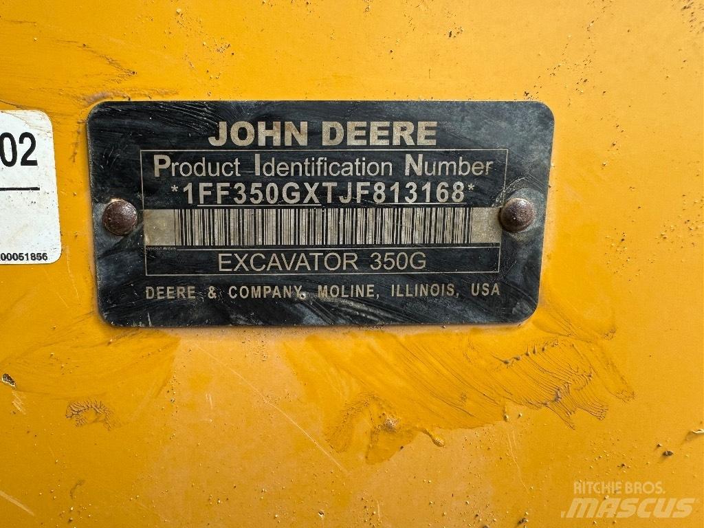 DEERE 350G LC Pásové rýpadlá