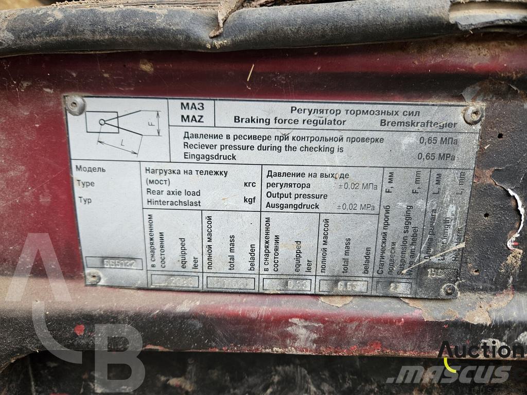 MAZ 555132 Sklápače