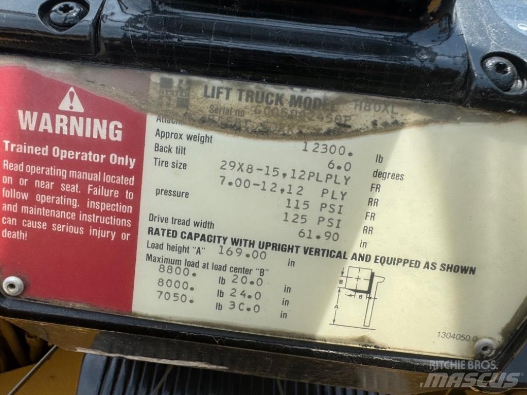 Hyster H 80 XL Iné