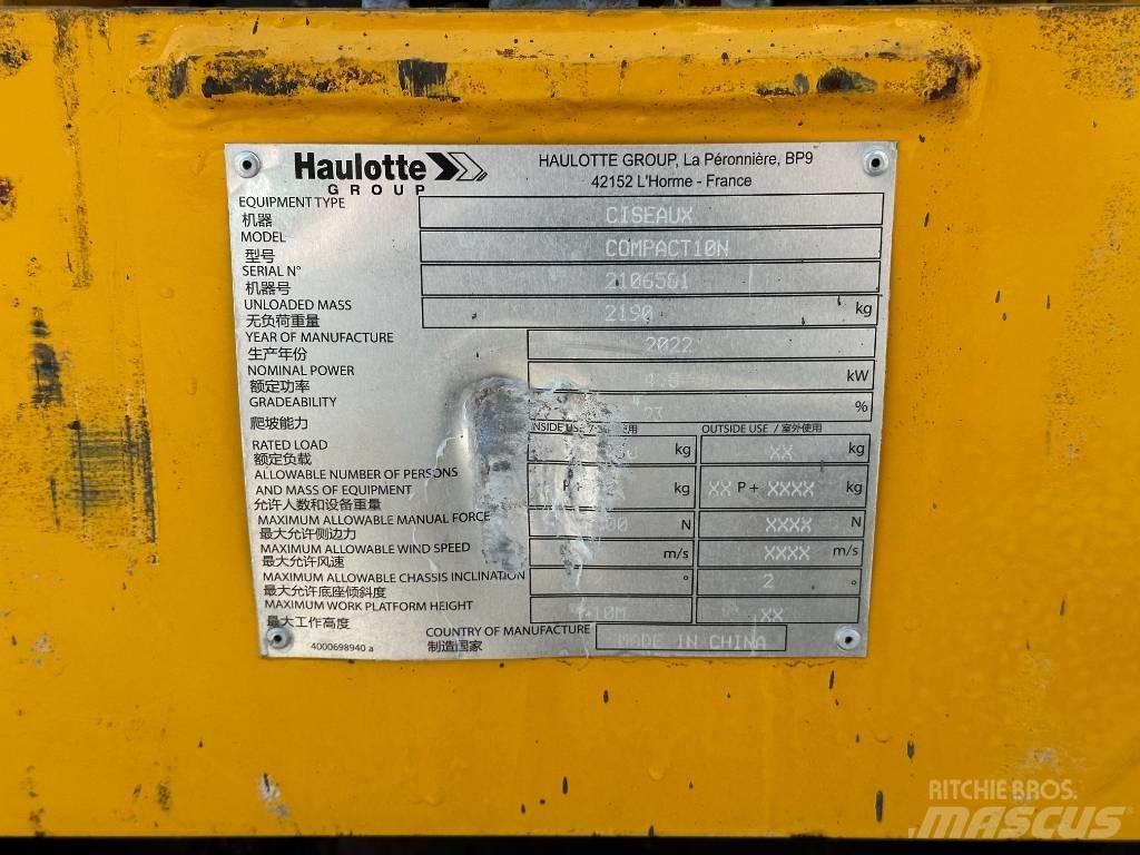 Haulotte COMPACT 10N Nožnicové zdvíhacie plošiny