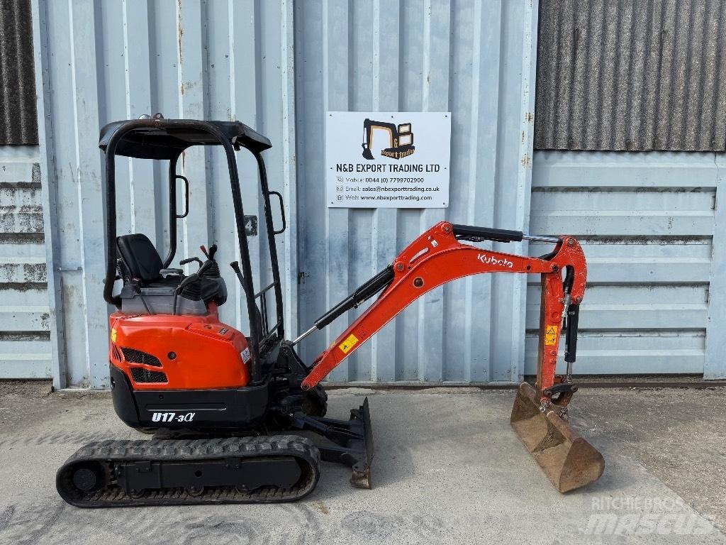 Kubota U 17 Mini rýpadlá < 7t