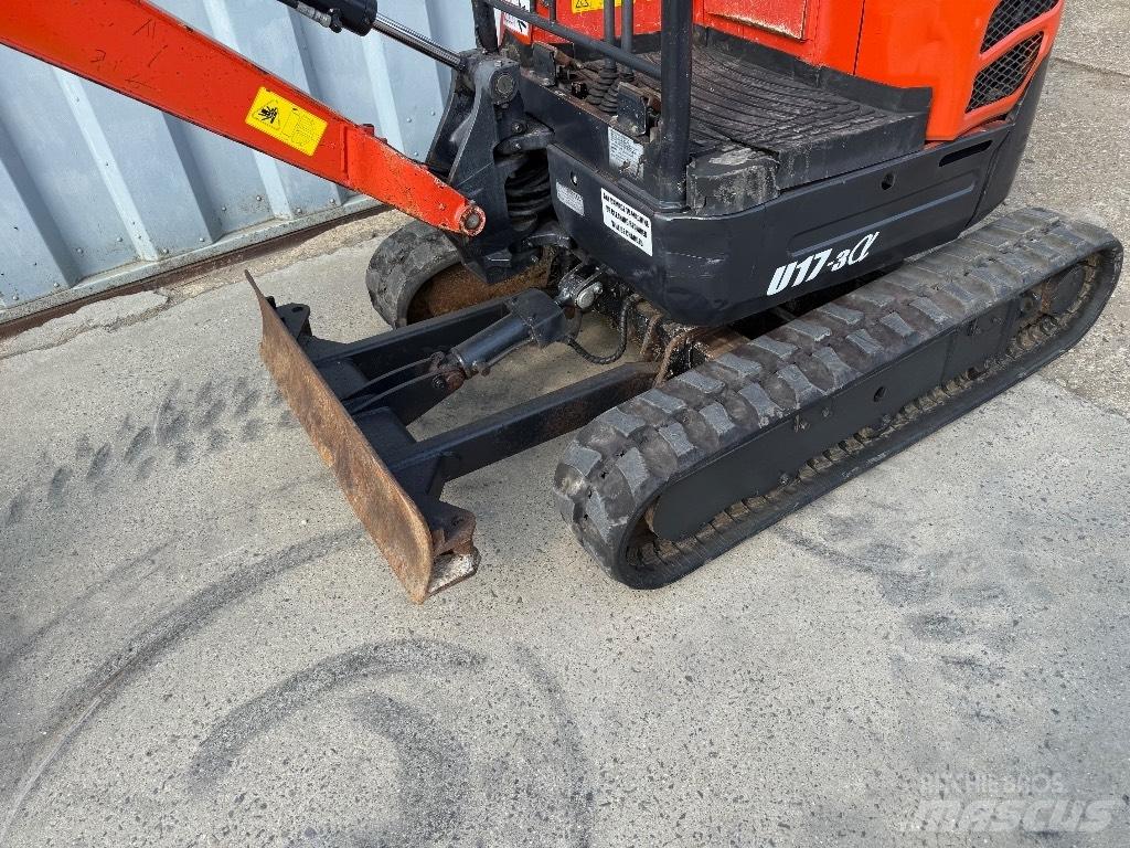 Kubota U 17 Mini rýpadlá < 7t