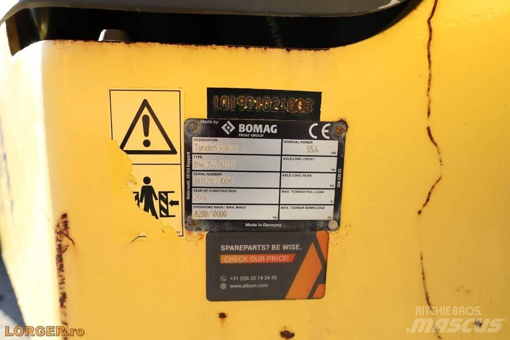 Bomag BW 154 AD-5 Tandemové valce