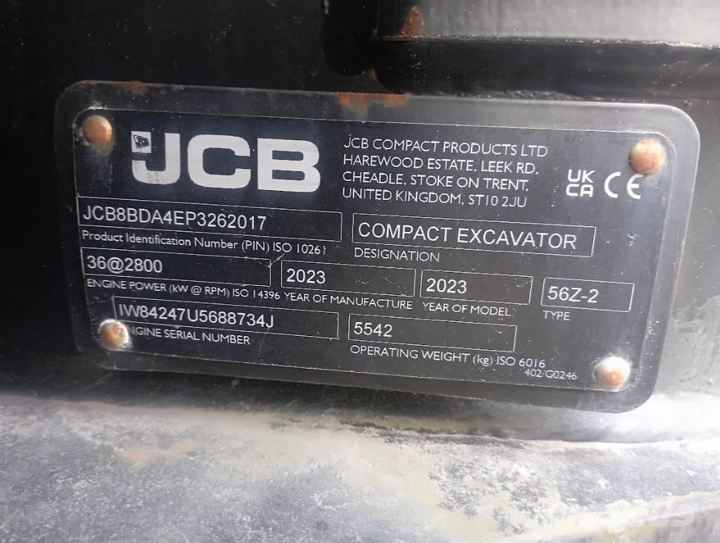 JCB JCB 56Z-2 Mini rýpadlá < 7t