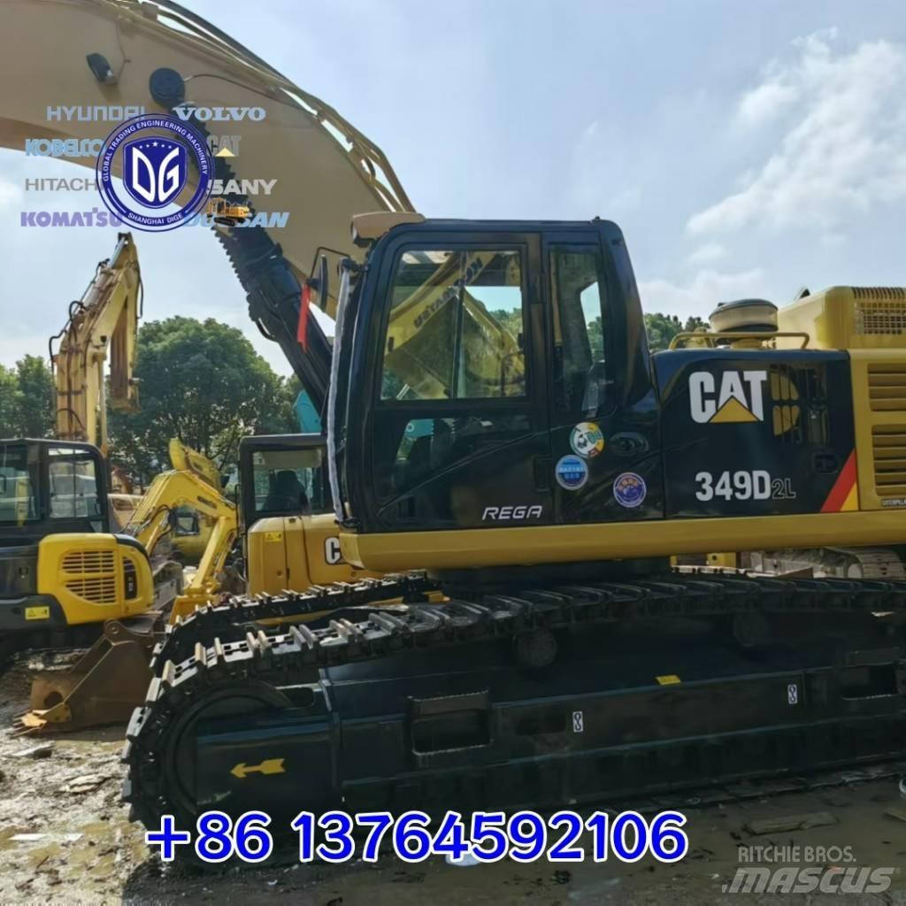CAT 349D Pásové rýpadlá