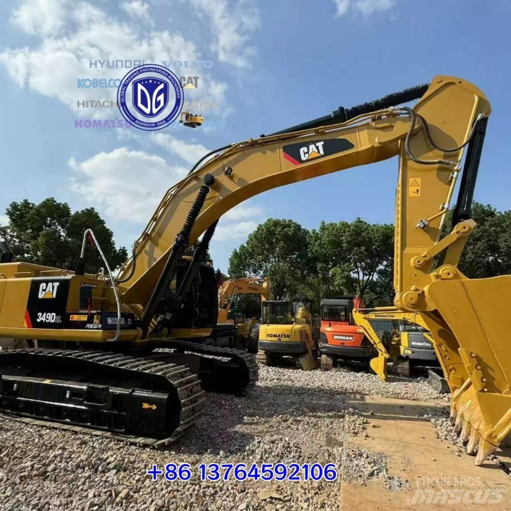 CAT 349D Pásové rýpadlá